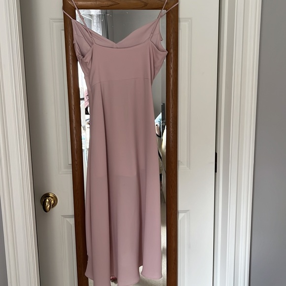 Socialite Pink High-Low Dress - Picture 7 of 9